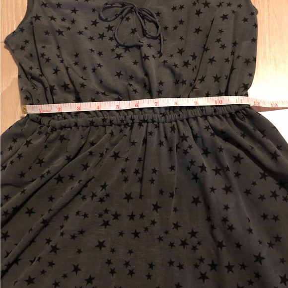 Urban Outfitters Piplette by Alice Ritter Dark Grey Star Print Dress - Picture 8 of 11